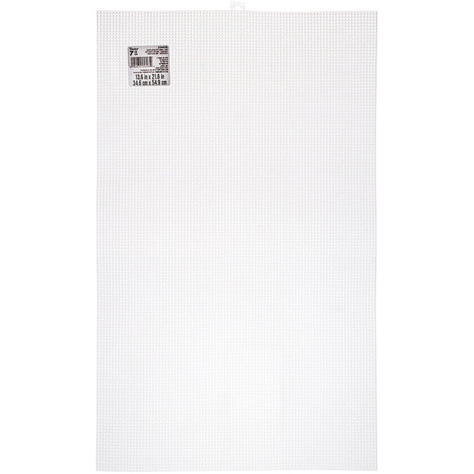 Mesh Plastic Canvas Ultra Stiff 13.625 X 11.5 Inches Clear