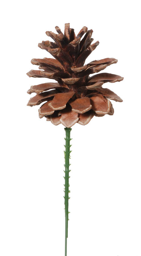 Christmas Floral Pinecone Picks Natural