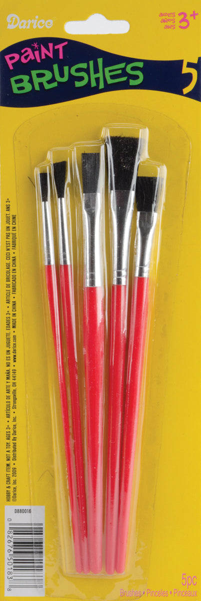 Paintbrush Set Red H and le Assorted Colors