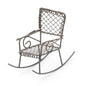 Metal Rocking Chair Rusty Color 2.5 X 2.5 X 3 Inches