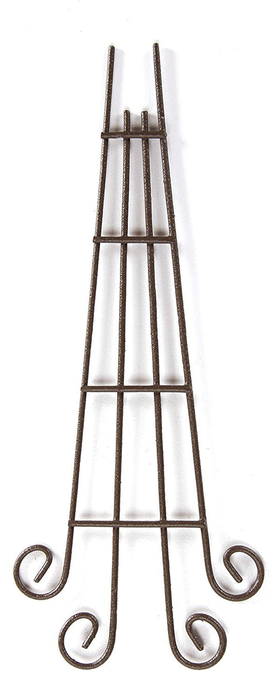 Metal Trellis Rusty Color 2.25 X 5.25 Inches