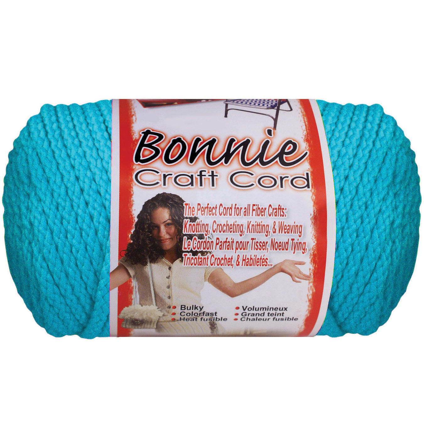 Bonnie Macrame Neon Craft Cord 6Mm X 100 Yards Begonia