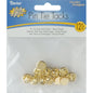 Brass Tie Tacks with Clutch Brass Plated