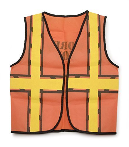 Dress Up Vest Construction Worker 15.9 x 18.8 Inches