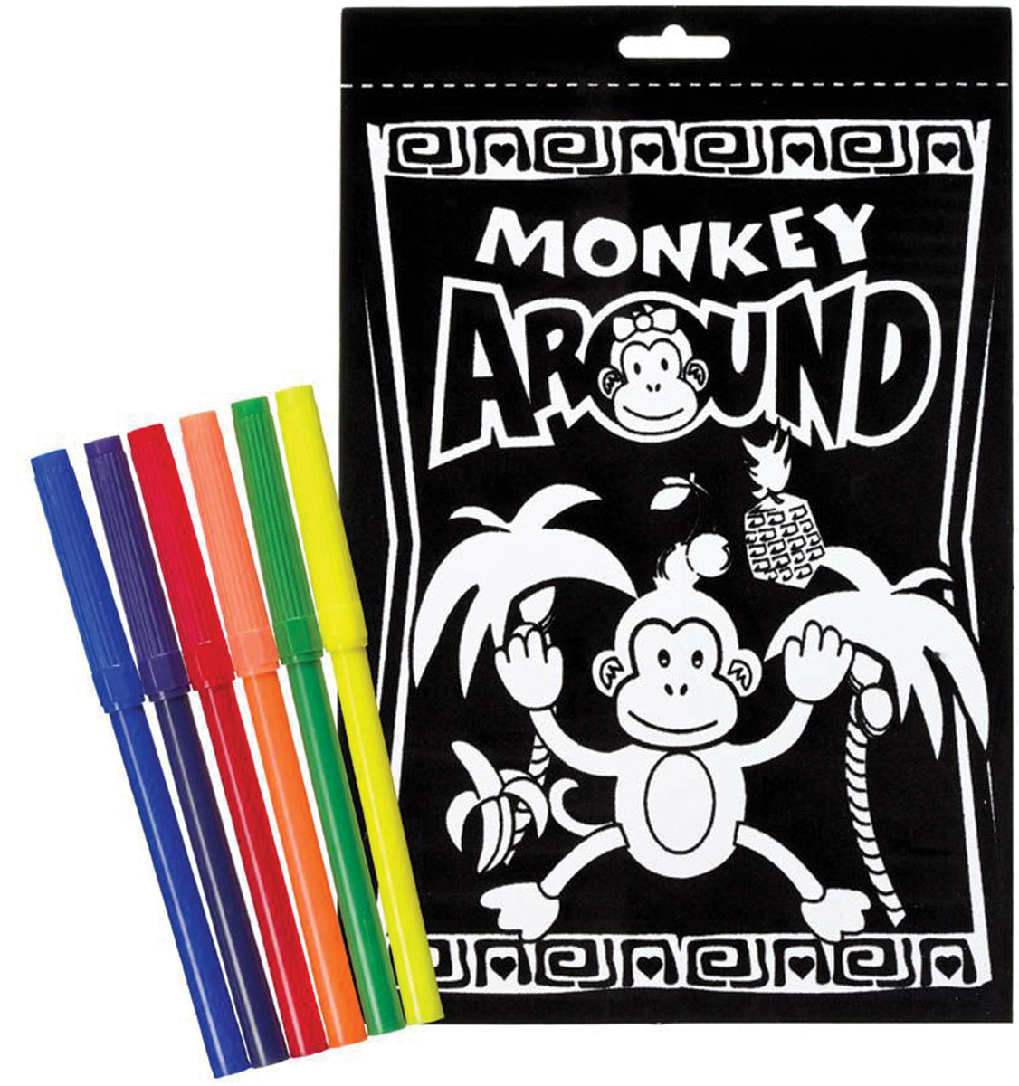 Color In Velvet Poster 6 X 9 Inches Monkey Around