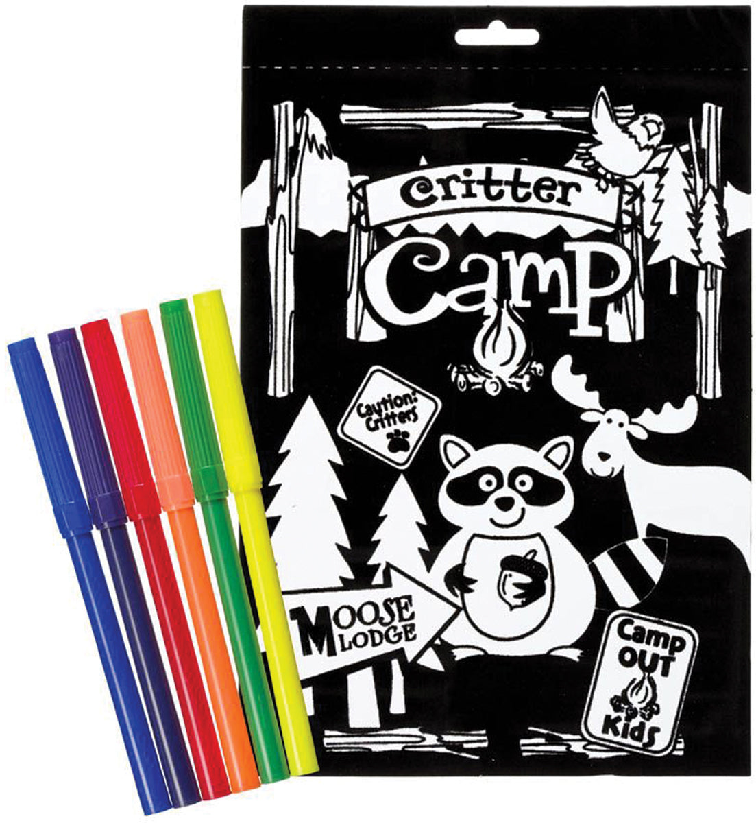 Color In Velvet Poster 6 X 9 Inches Critter Camp