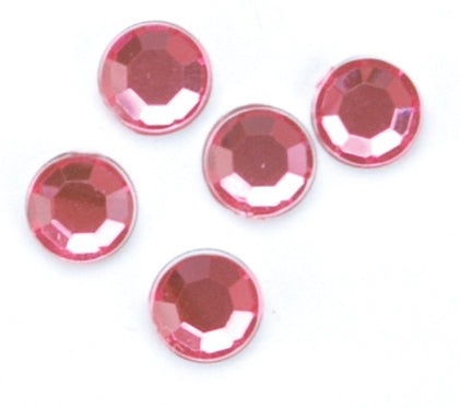 Round Rhinestones Embellishment 5mm Pink