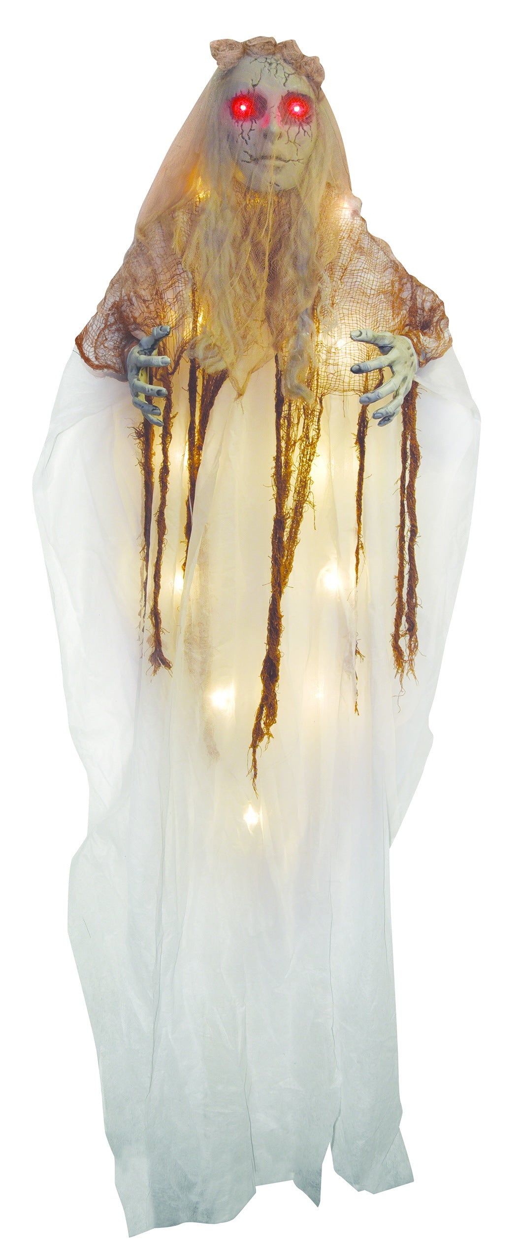 Illuminated Creepy Bride Hanging 72 Inches