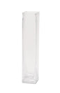 Bud Vase Clear Glass 10 Inches