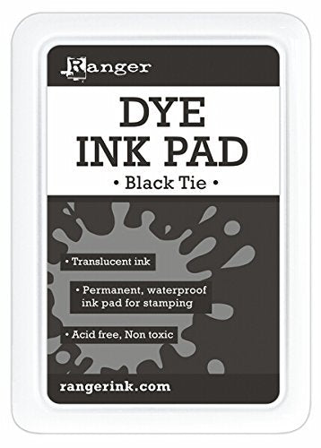 Ranger Dye Ink Pad Black Tie