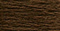 DMC 6 Str and Embroidery Cotton 8.7yd Ultra Dark Coffee Brown