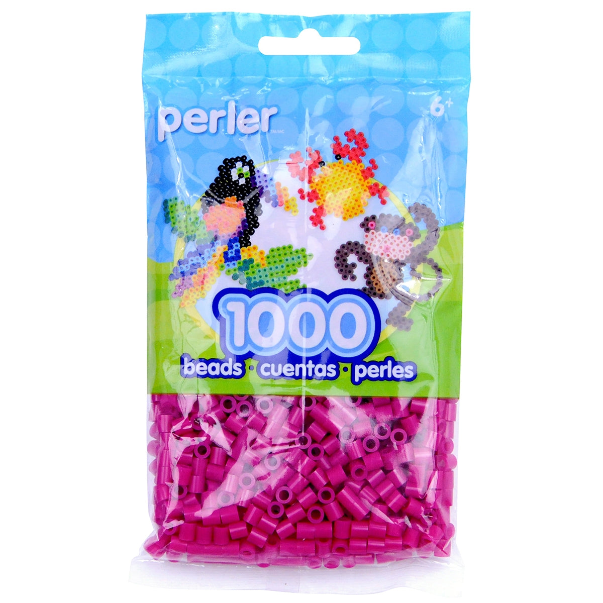 Perler Beads 1000 Per Pkg Raspberry