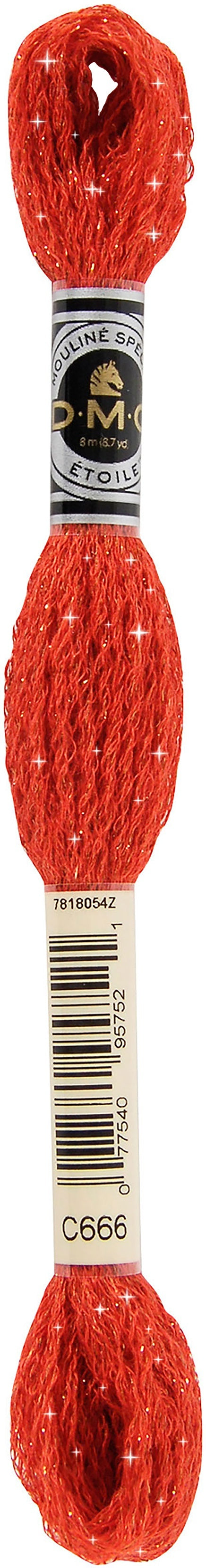 DMC 6 Str and Etoile Embroidery Floss 8.7yd Bright Red