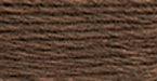 DMC 6 Str and Embroidery Cotton 8.7yd Dark Cocoa Darker than 3860