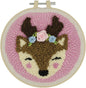 Fabric Editions Needle Creations Needle Punch Kit 6inches Deer