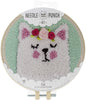 Fabric Editions Needle Creations Needle Punch Kit 6inches Cat