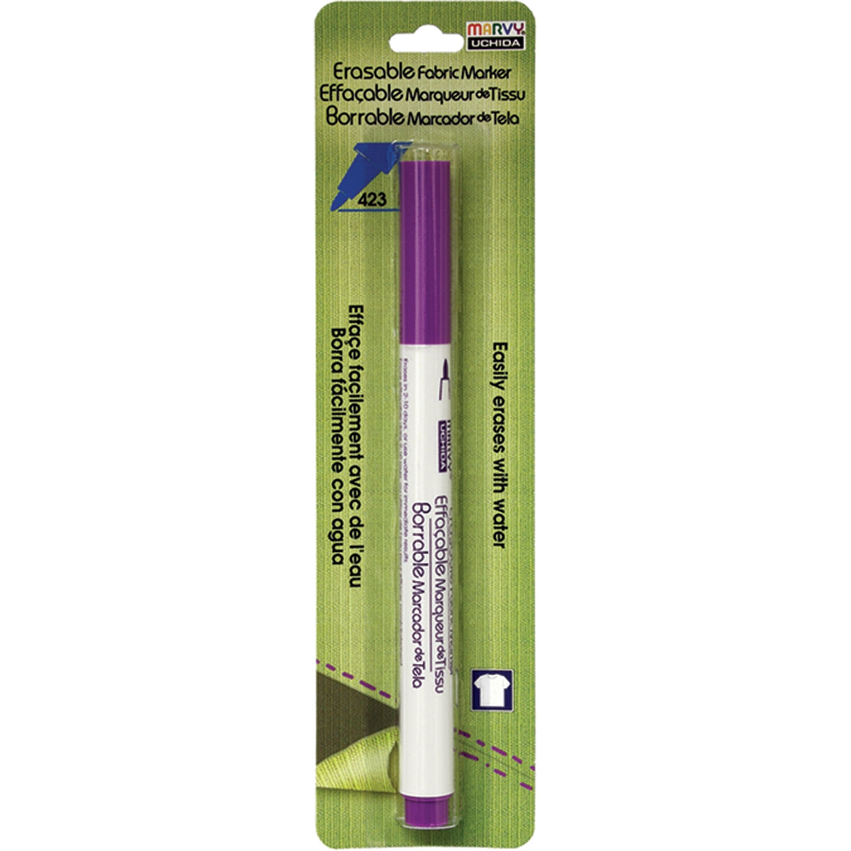 Erasable Fabric Marker Lavender