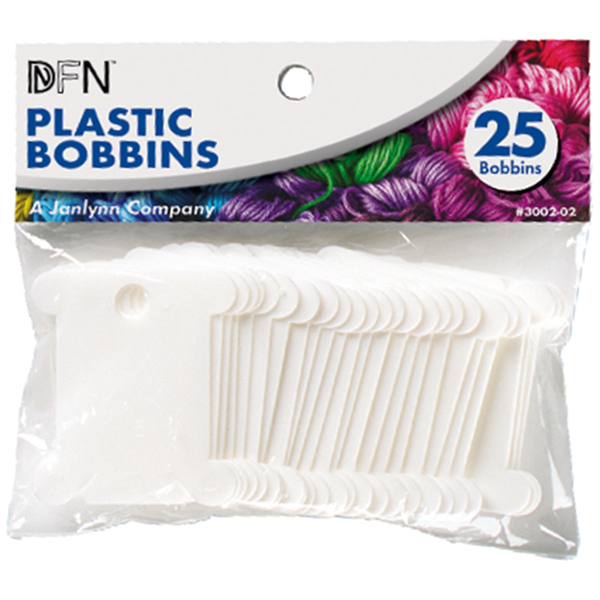 Janlynn Plastic Floss Bobbins 25 Per Pkg