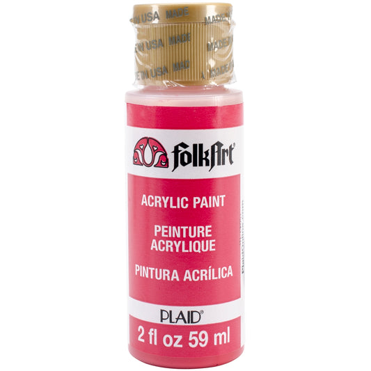 FolkArt Acrylic Paint 2oz Apple Red