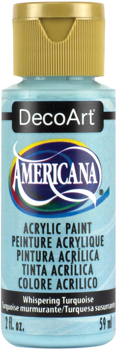 Americana Acrylic Paint 2oz Whispering Turquoise Opaque