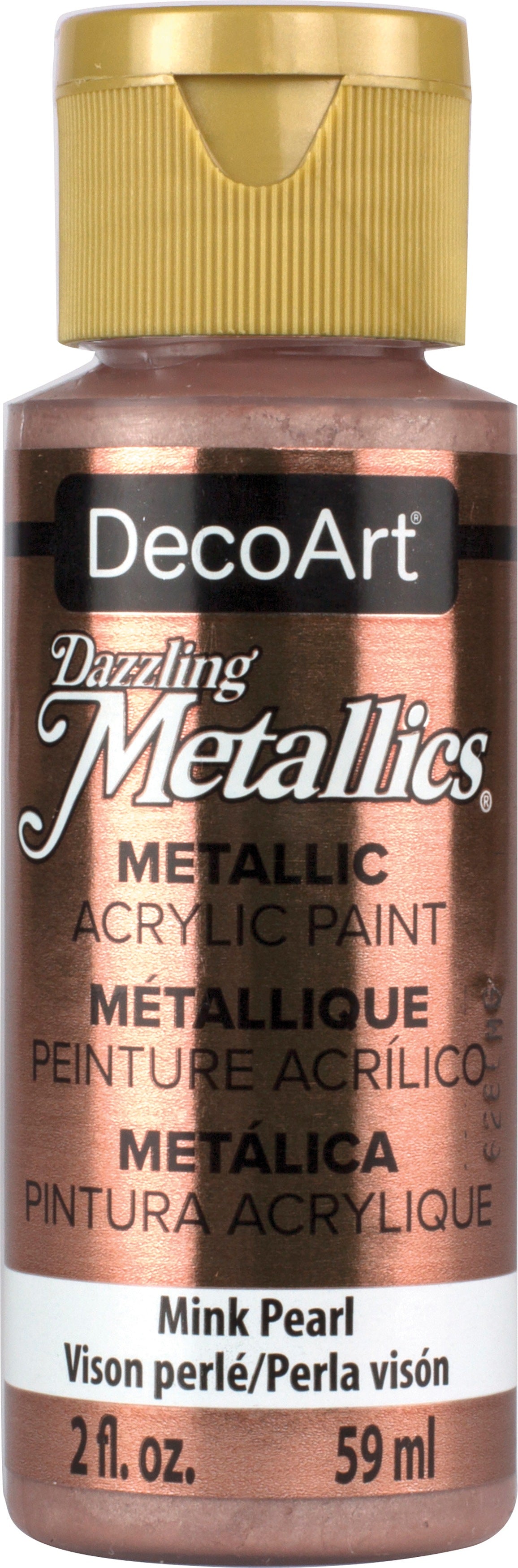 Dazzling Metallics Acrylic Paint 2oz Mink Pearl