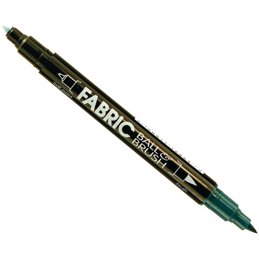 Uchida Ball and Brush Fabric Marker Green