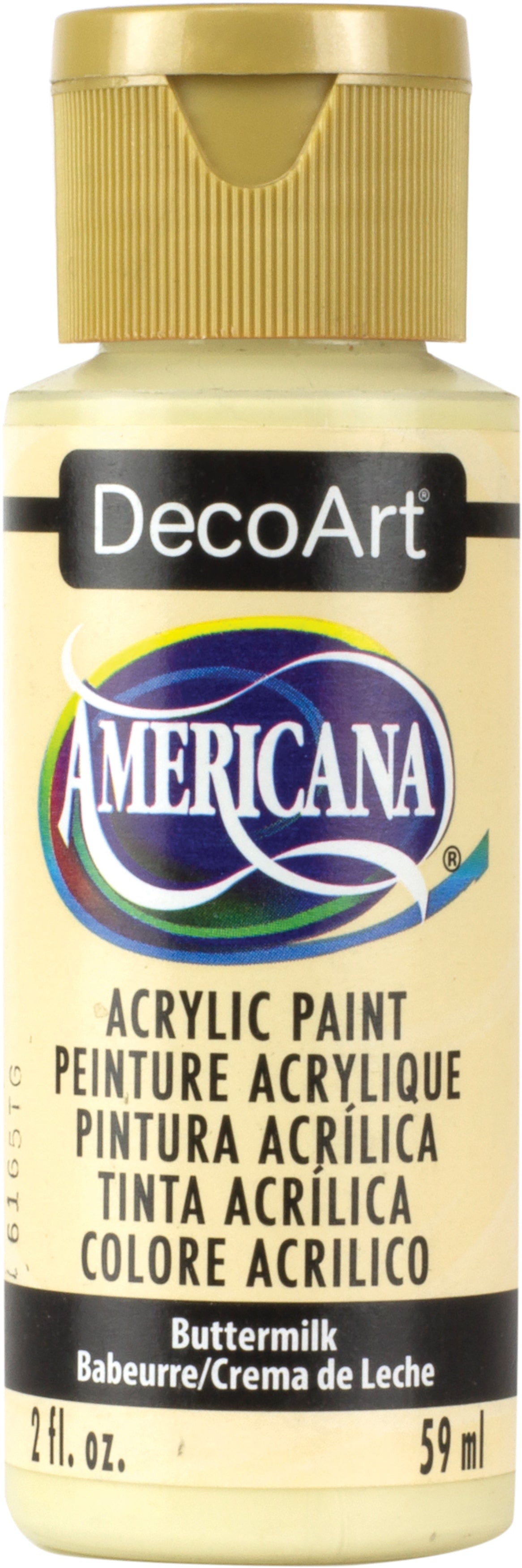 Americana Acrylic Paint 2Oz Buttermilk Opaque