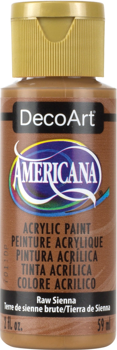 Americana Acrylic Paint 2oz Raw Sienna Opaque