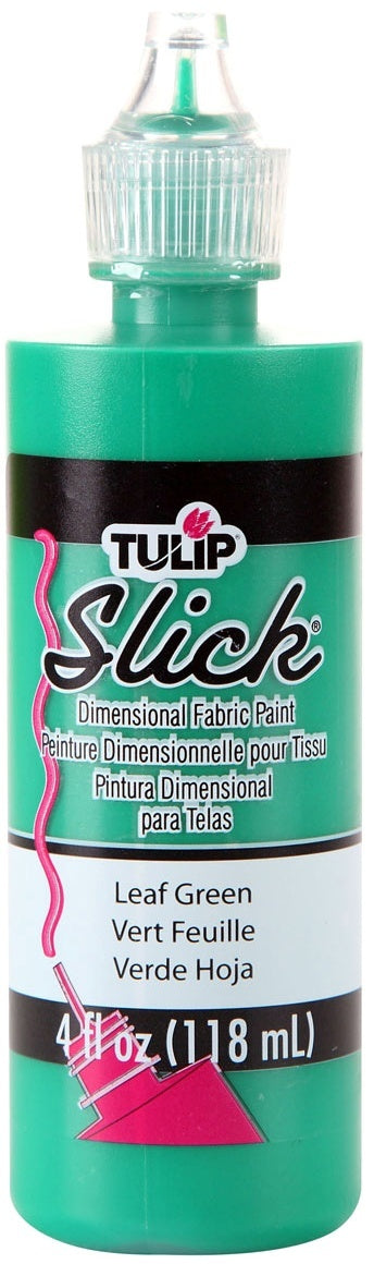 Tulip Dimensional Fabric Paint 4oz Slick Leaf Green