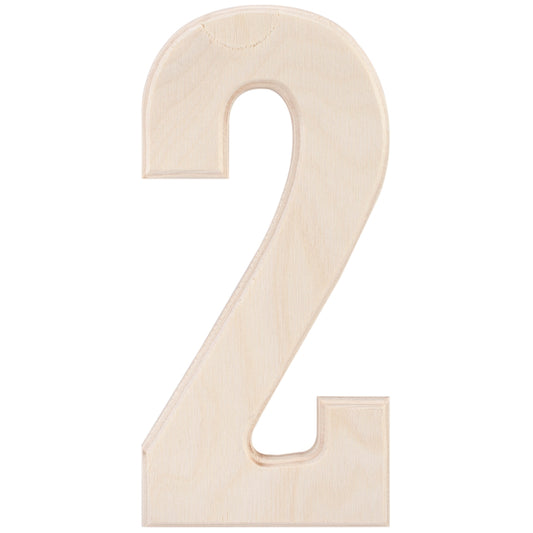 Baltic Birch University Font Letters and Numbers 5.25 2 inch