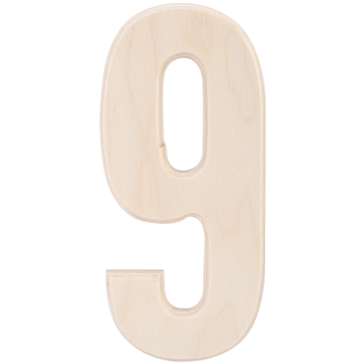 Baltic Birch University Font Letters and Numbers 5.25 9 inch