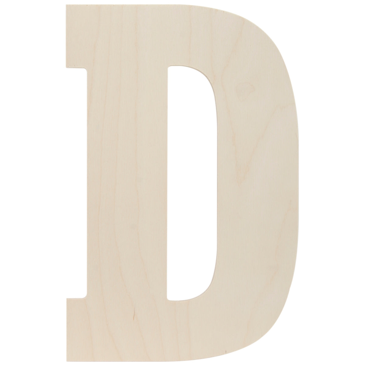 Baltic Birch Collegiate Font Letters and Numbers 13 D inch