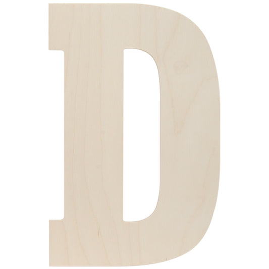 Baltic Birch Collegiate Font Letters and Numbers 13 D inch