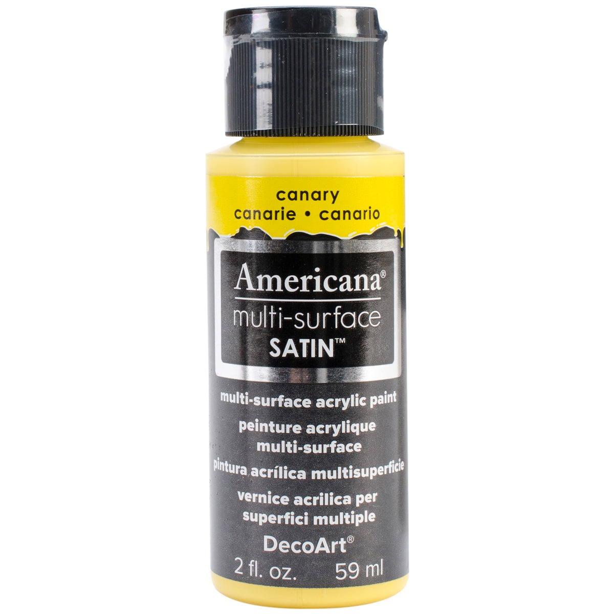 Americana Multi Surface Satin Acrylic Paint 2oz Canary