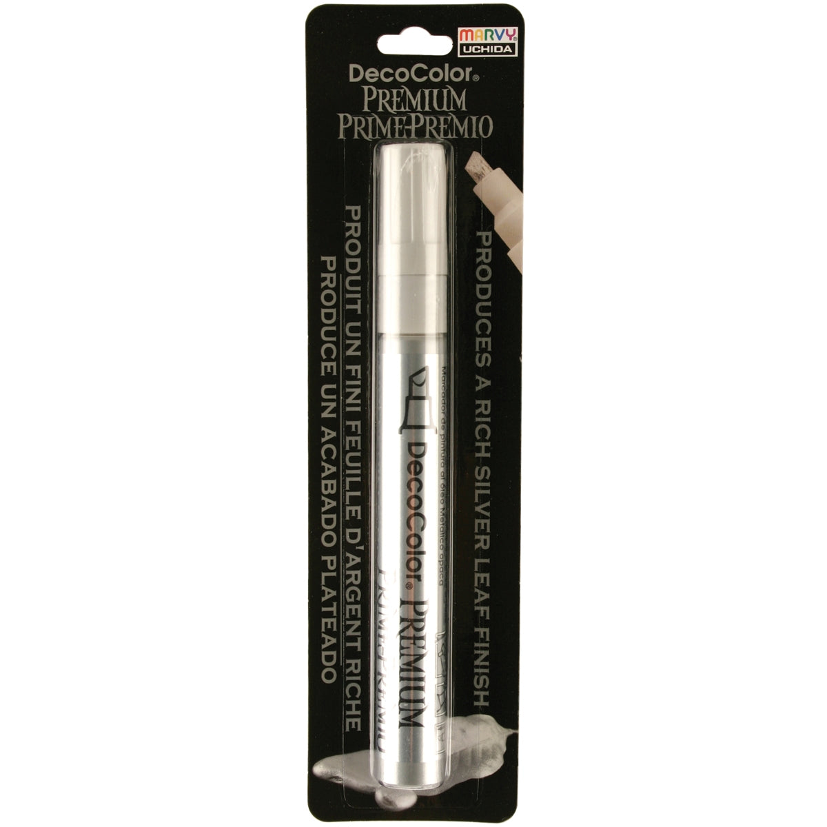 Decocolor Premium Chisel Paint Marker Silver