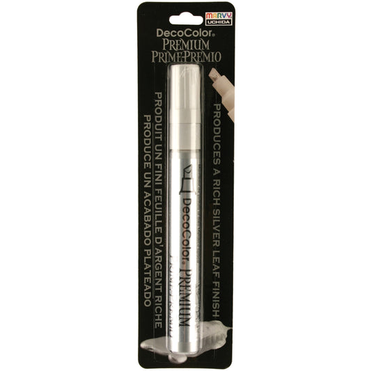 Decocolor Premium Chisel Paint Marker Silver