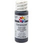 Ceramcoat Acrylic Pearl Paint 2oz Black