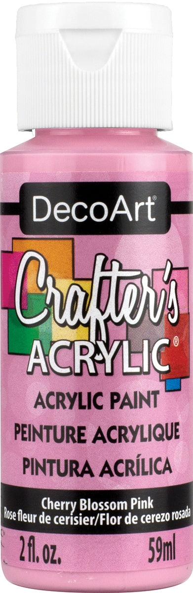 Crafter S Acrylic All Purpose Paint 2Oz Cherry Blossom Pink