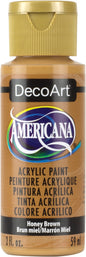 Americana Acrylic Paint 2Oz Honey Brown Opaque