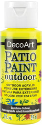 DecoArt Patio Paint 2oz Sunshine Yellow