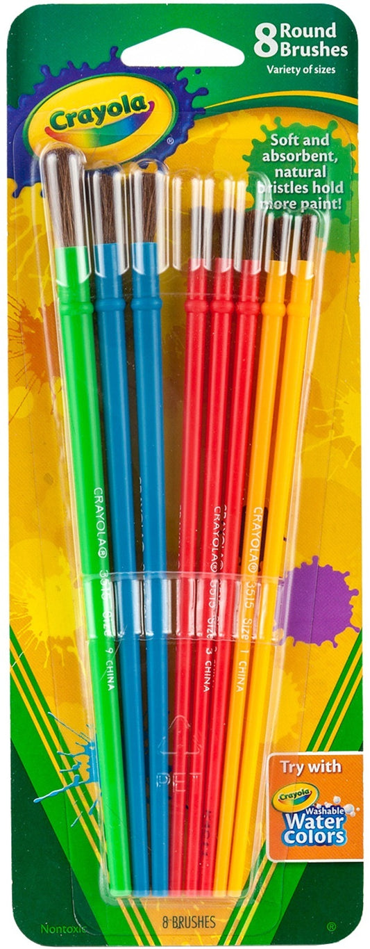 Crayola Paintbrushes-8 Per Pkg