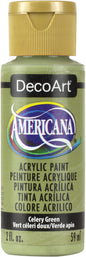 Americana Acrylic Paint 2oz Celery Green Opaque