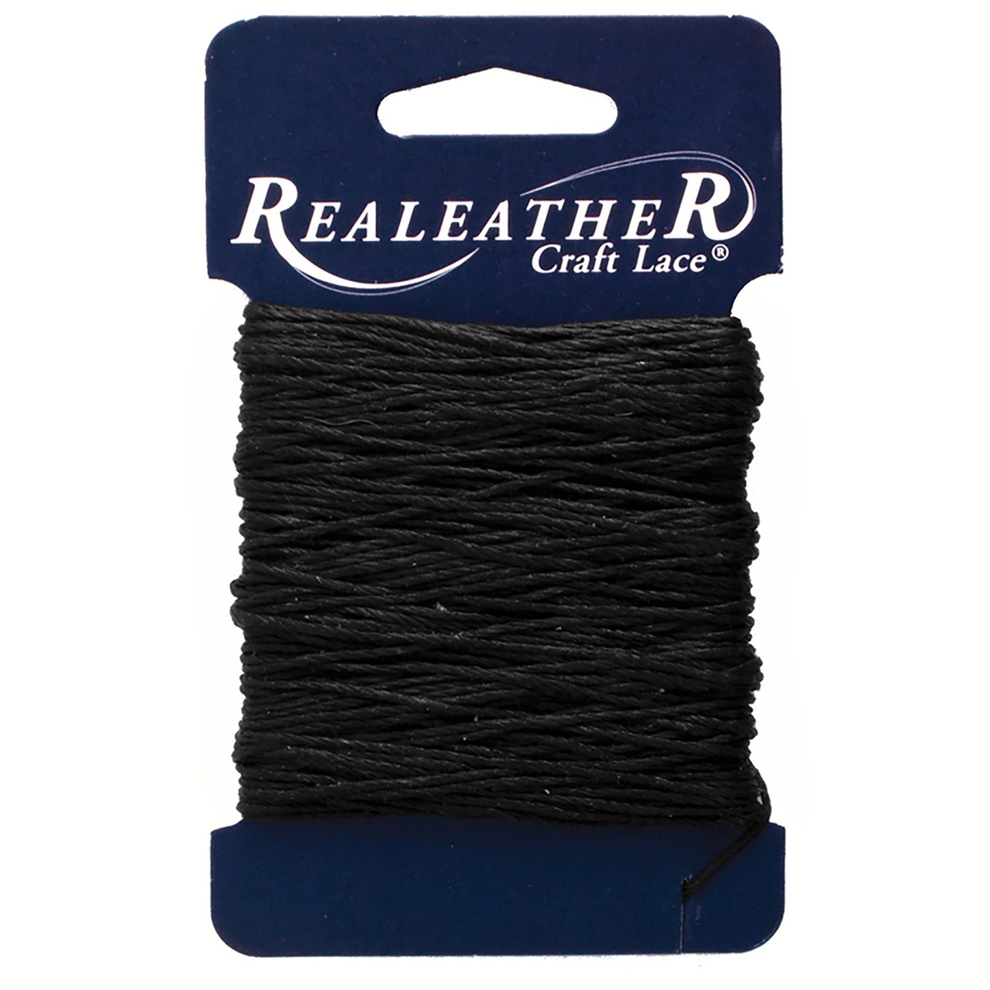 Realeather Waxed Thread 25yd Black