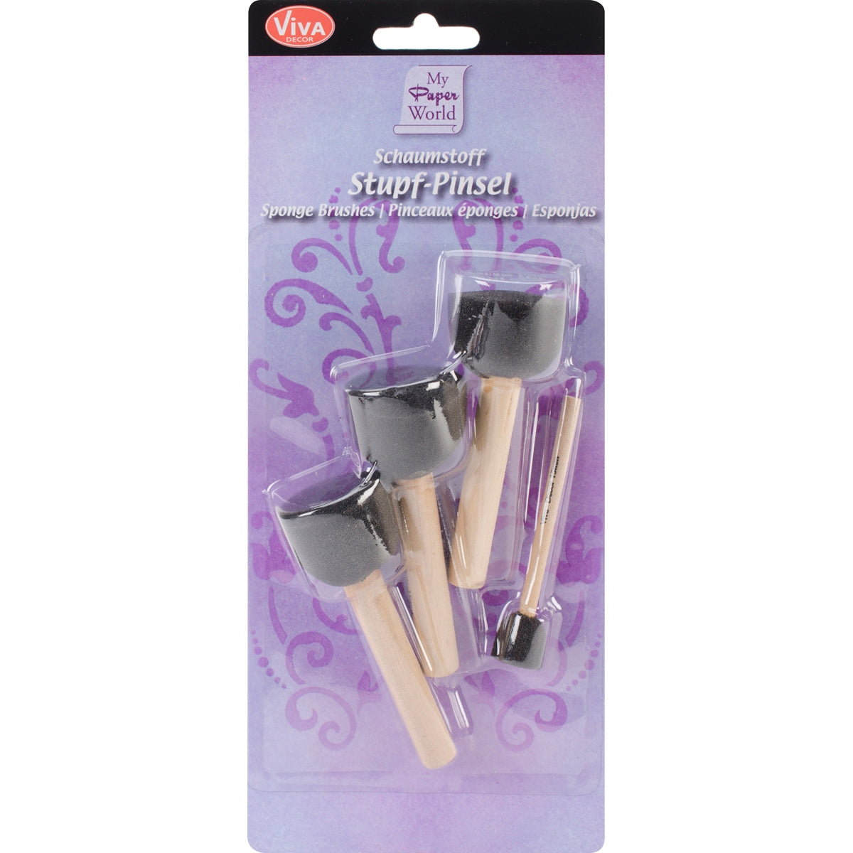 Sponge Brushes-4 Per Pkg