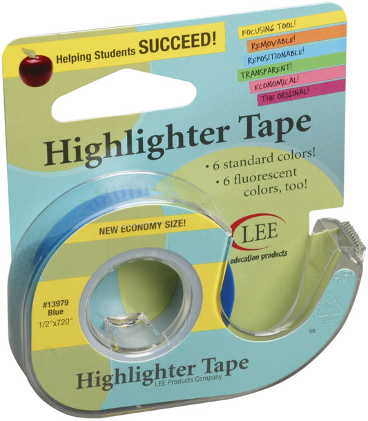 Lee Products Crafter s Easy See Removable Tape .5 X720 inch Blue inch