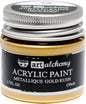 Finnabair Art Alchemy Acrylic Paint 1.7 Fluid Ounces Metallique Gold Rush