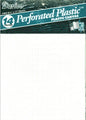 Darice Perforated Plastic Canvas 14 Count 8.5 inch X11 inch 2 Per Pkg White