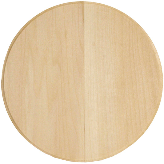 Basswood Circle Thin Plaque 6 X6 inchX.31 inch inch