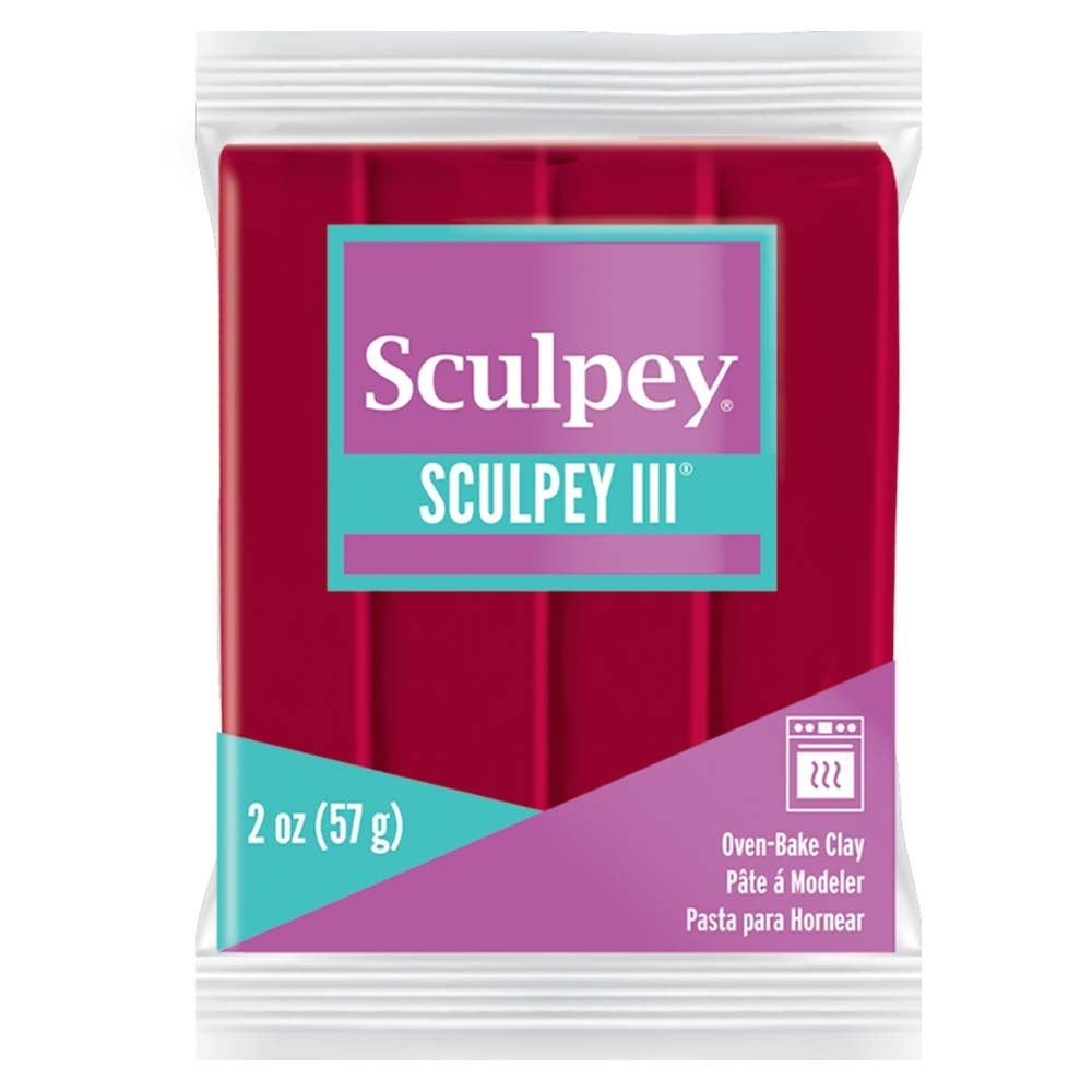 Polyform Sculpey III Oven Bake Clay 2oz New Red