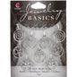 Jewelry Basics Metal Charms-Silver Shapes 9 Per Pkg